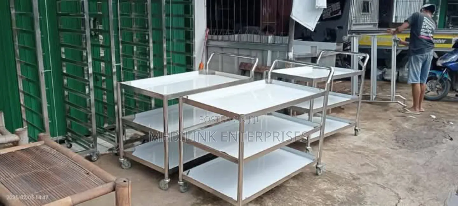 Stainless Steel Food Restaurant Trolleys