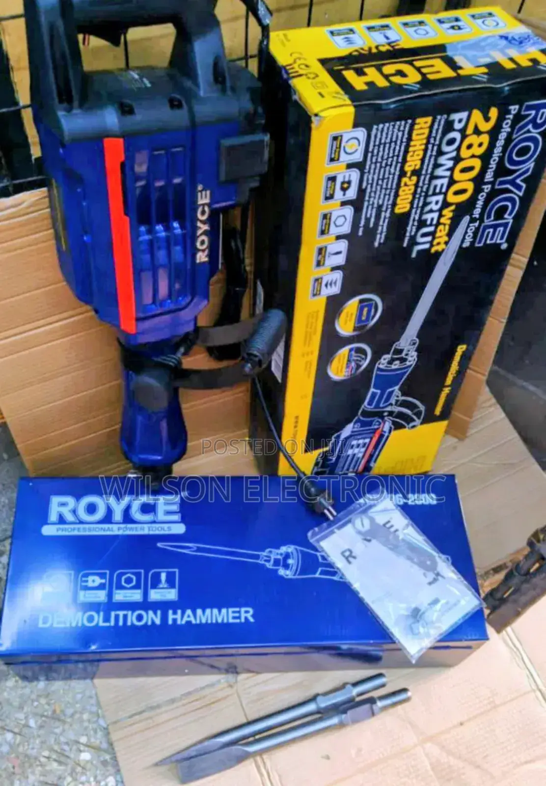 Royce Demolition Hammer. 2800w