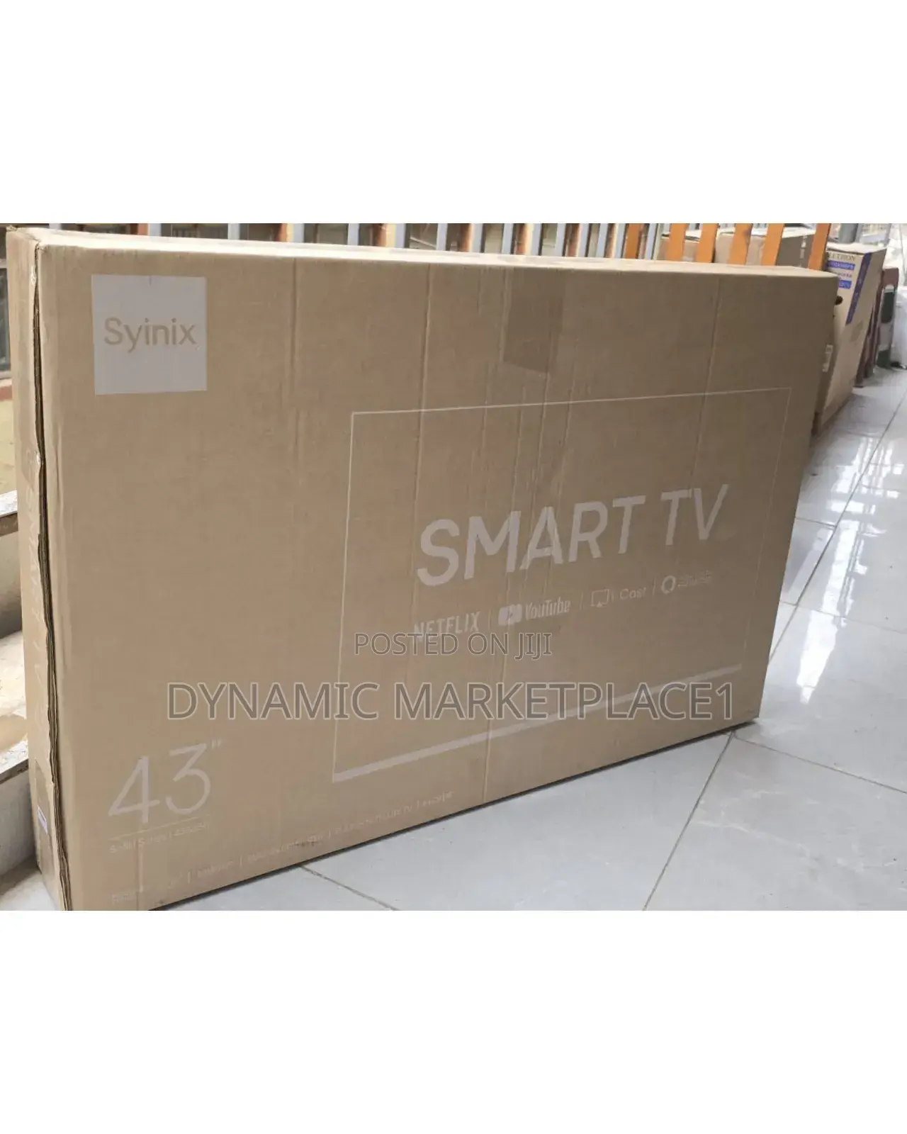 New Syinix 43" Smart Android Tv - Netflix Youtube