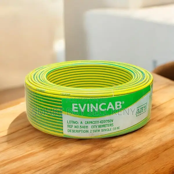 Evin 2.5mm Yellow Green High Quality Flexible Indoor Wiring Cable