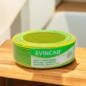 Evin 2.5mm Yellow Green Single Core Durable Flame Safe Wiring Cable