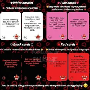 Risky Couples Date Night Game