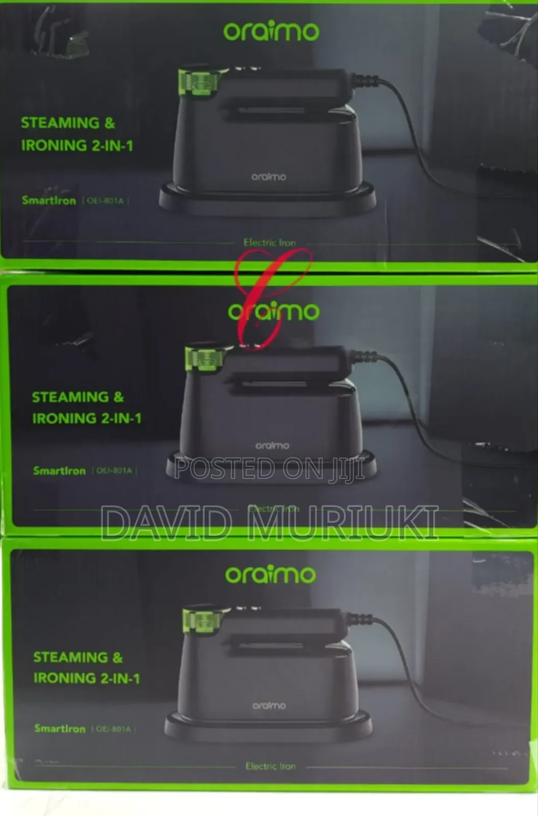 Oraimo Smart Iron Oei-801a 1740w Steaming Ironing