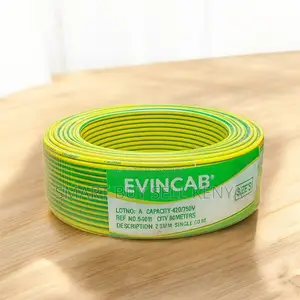 Evin 2.5mm Yellow Green Low Resistance High Conductivity Cable