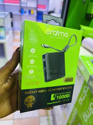 Oraimo 10000mah Slim Powerbank.