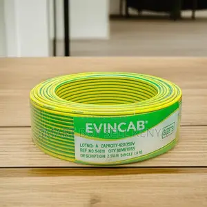 Evin 2.5mm Yellow Green Stable, Safe Flexible Indoor Wiring Cable