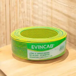 Evin 2.5mm Yellow Green Uv Heat Resistant Indoor Wiring Cable