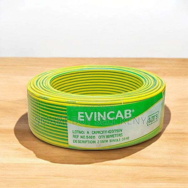 Evin 2.5mm Yellow Green High Strength Flame Resistant Cable - main view