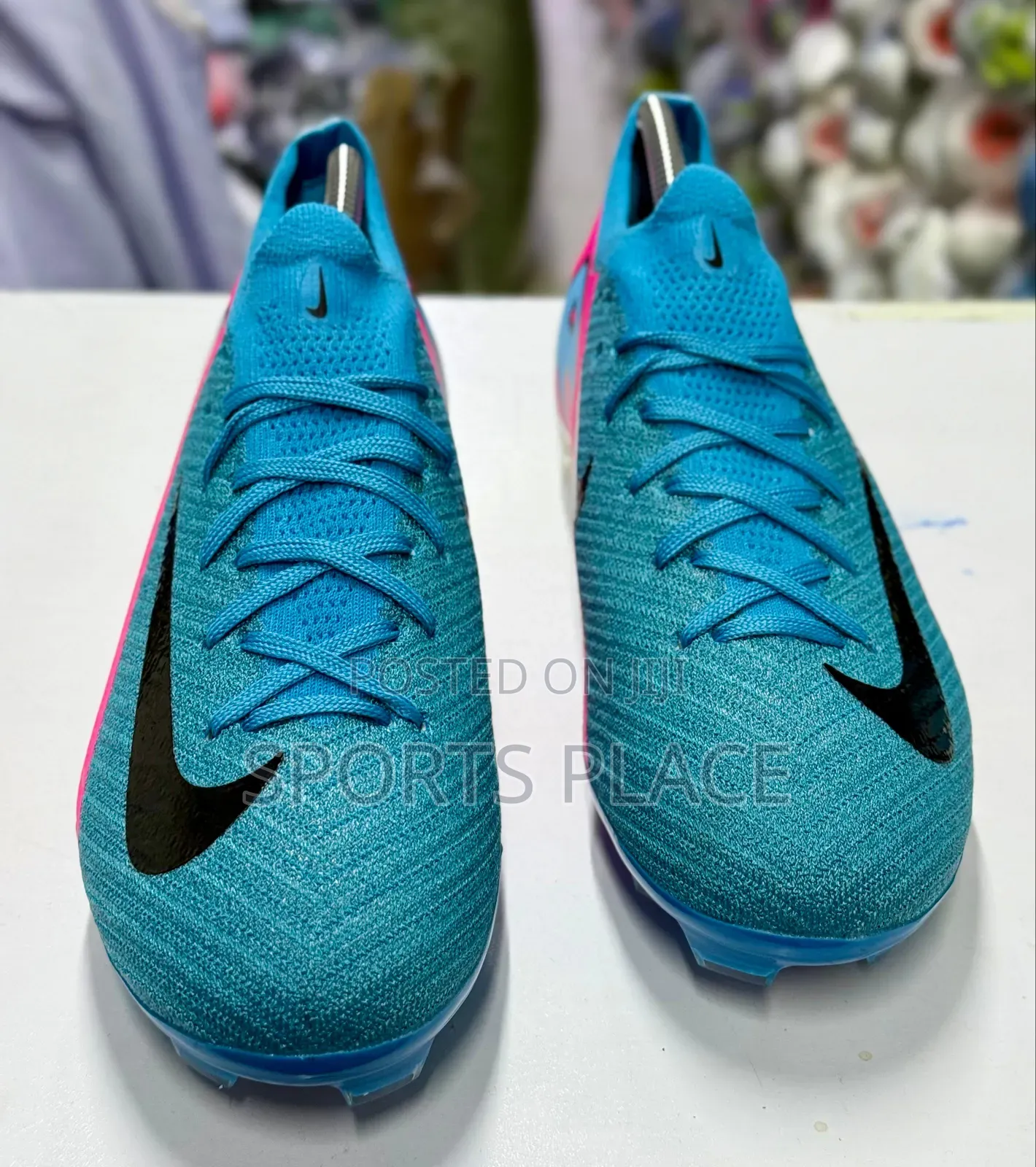 Air Zoom Sky Blue Pink Vapor 16 Fg Football Boots