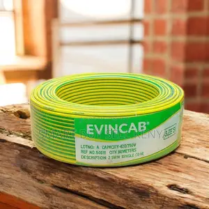 Evin 2.5mm Yellow Green Moisture Oil Resistant Wiring Cable