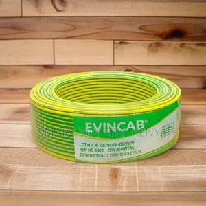 Evin 2.5mm Yellow Green Anti-Aging Uv Protected Wiring Cable