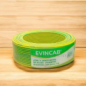 Evin 2.5mm Yellow Green Long-Lasting Flexible Indoor Wiring Cable