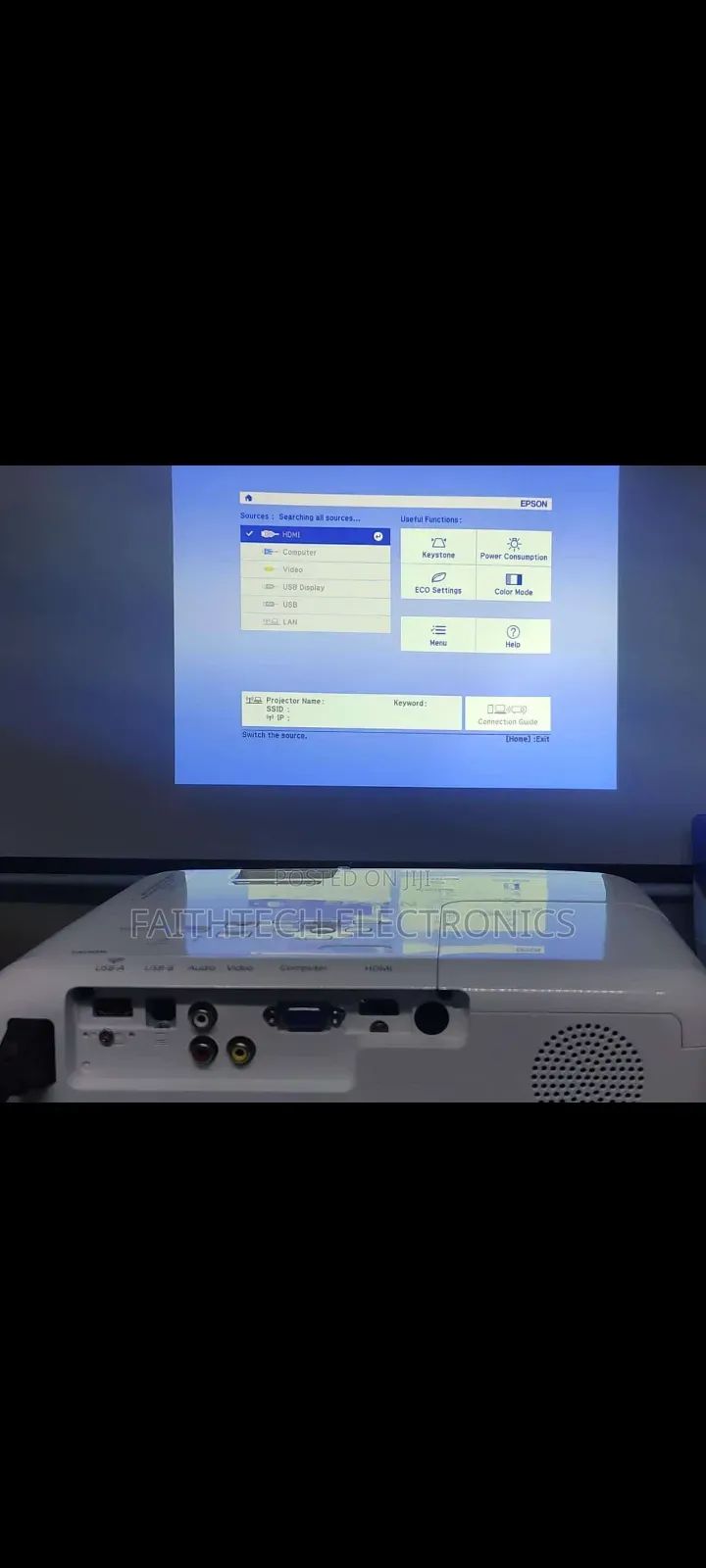 Projector for Hire - Clean and Clear Projector