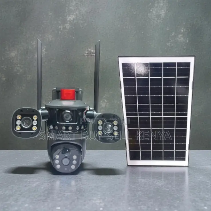 Auto Human Tracking Multiple Lens 4g PTZ Solar Outdoor Security Camera