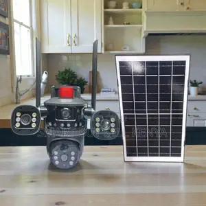 Ip66 Rated Water Proof Multiple Lens 4g PTZ Outdoor Solar Camera