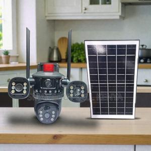 360-Degree Rotation Multiple Lens 4g PTZ Solar Security Camera - thumbnail 2