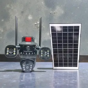 Full Color 24 7 Night Vision Multiple Lens 4g PTZ Solar Camera