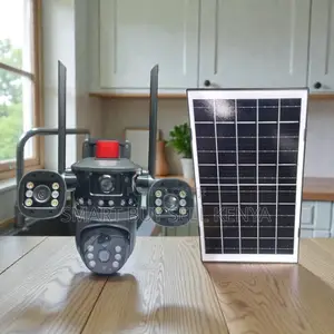 Weatherproof Housing Multiple Lens 4g PTZ Outdoor Solar Camera