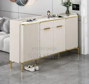 Home Cabinet; 4-door Living Room And Hallway Wooden Shoe Cupboard