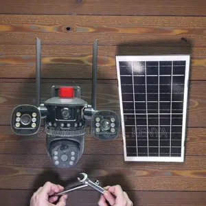 Easy Set Up Multiple Lens 4g PTZ Solar Outdoor Security Camera