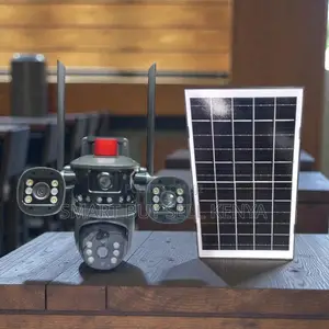 Remote Pan and Tilt Multiple Lens 4g PTZ Outdoor Solar Camera