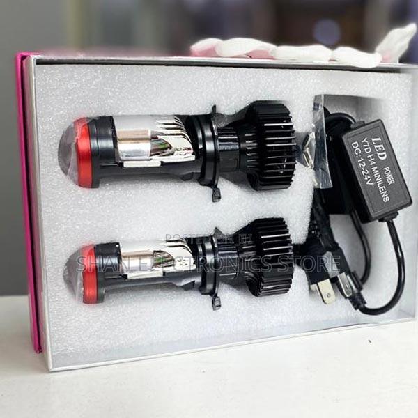 Y10 Bulb H7 Led Projector Turbo Fan Car Headlight Mini Lens Canbus
