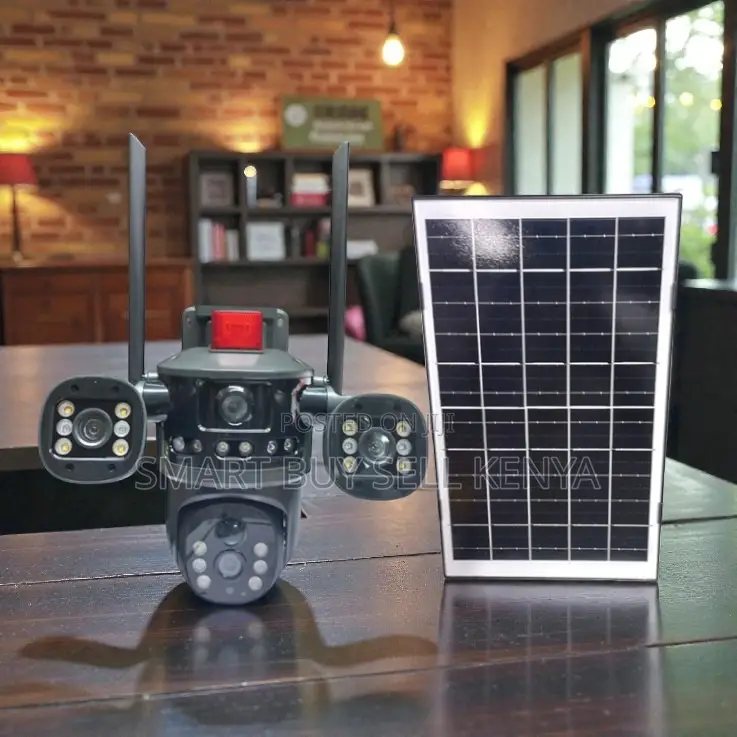 Ai Auto Human Tracking Multiple Lens 4g PTZ Solar Security Camera