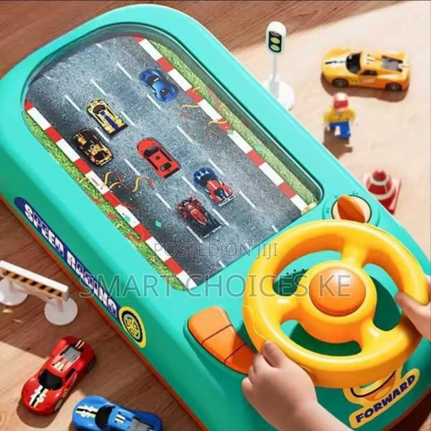 Kids Steering Wheel Racing Toy With Suction Cup
