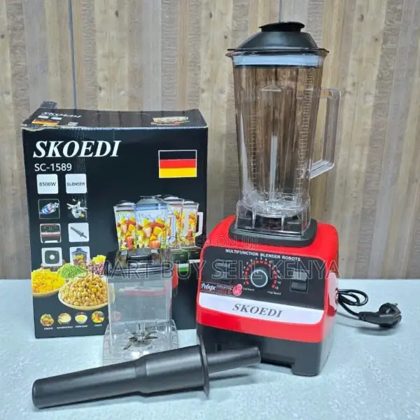 Skoedi 2in1 Blender With Grinder Variable Speed Stainless Blades