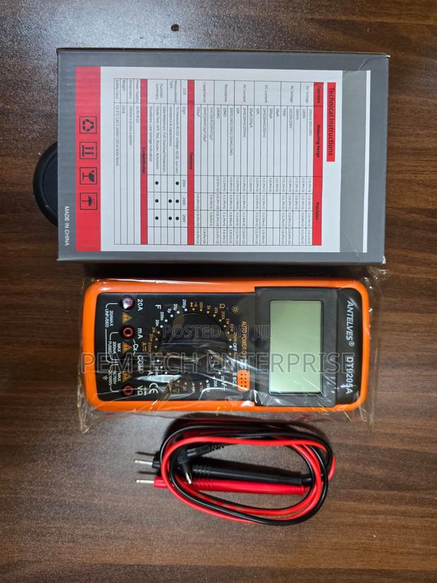Antelves Dt9205a Digital Multimeter - thumbnail 3