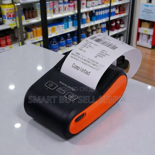 58mm Mini Receipt Label Barcode Printer 90mm/S Android Bluetooth