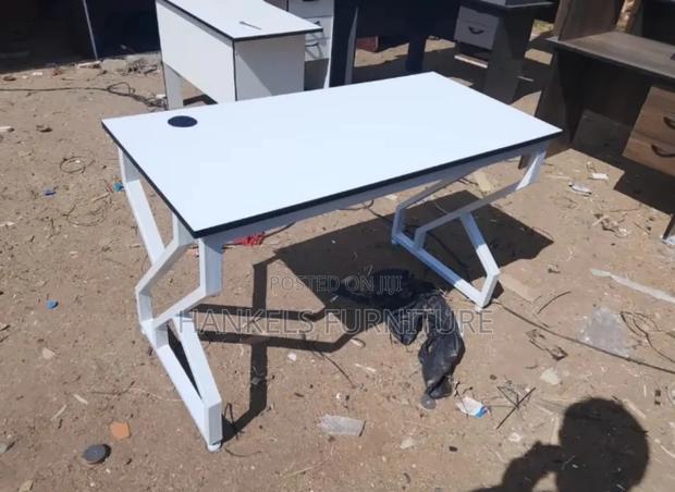 Heavy-Duty Metallic Office Desk – Built to Last - main view