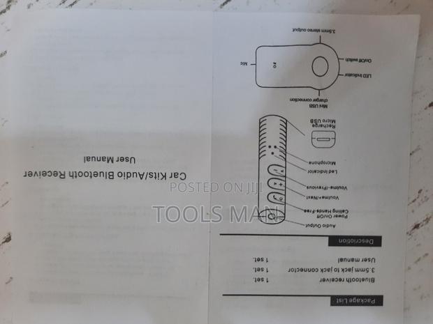 Wireless Bluetooth Music Receiver (Hands-Free). Car Audio - thumbnail 2
