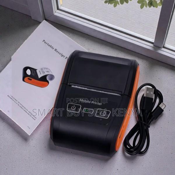 Portable Receipt Label Barcode Printer 58mm 203dpi Fast Printing
