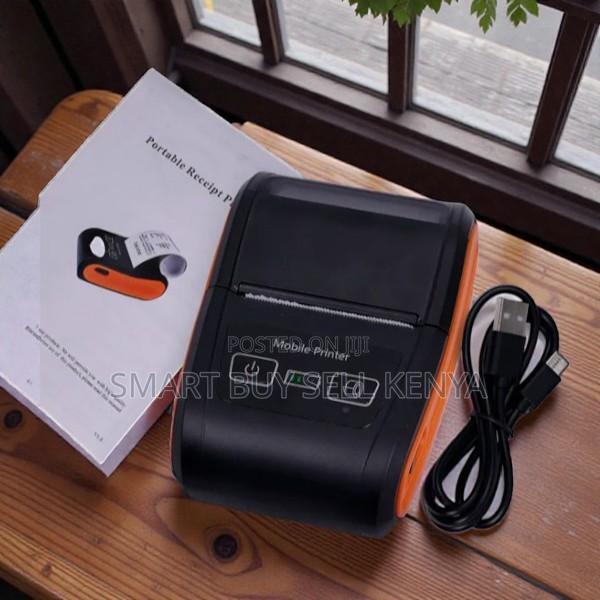 58mm Pocket Receipt Label Barcode Printer 90mm/S Dot Matrix Sticker - main view