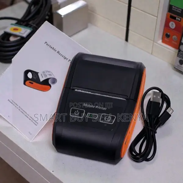 58mm Portable Receipt Label Barcode Printer 203dpi Fast Print