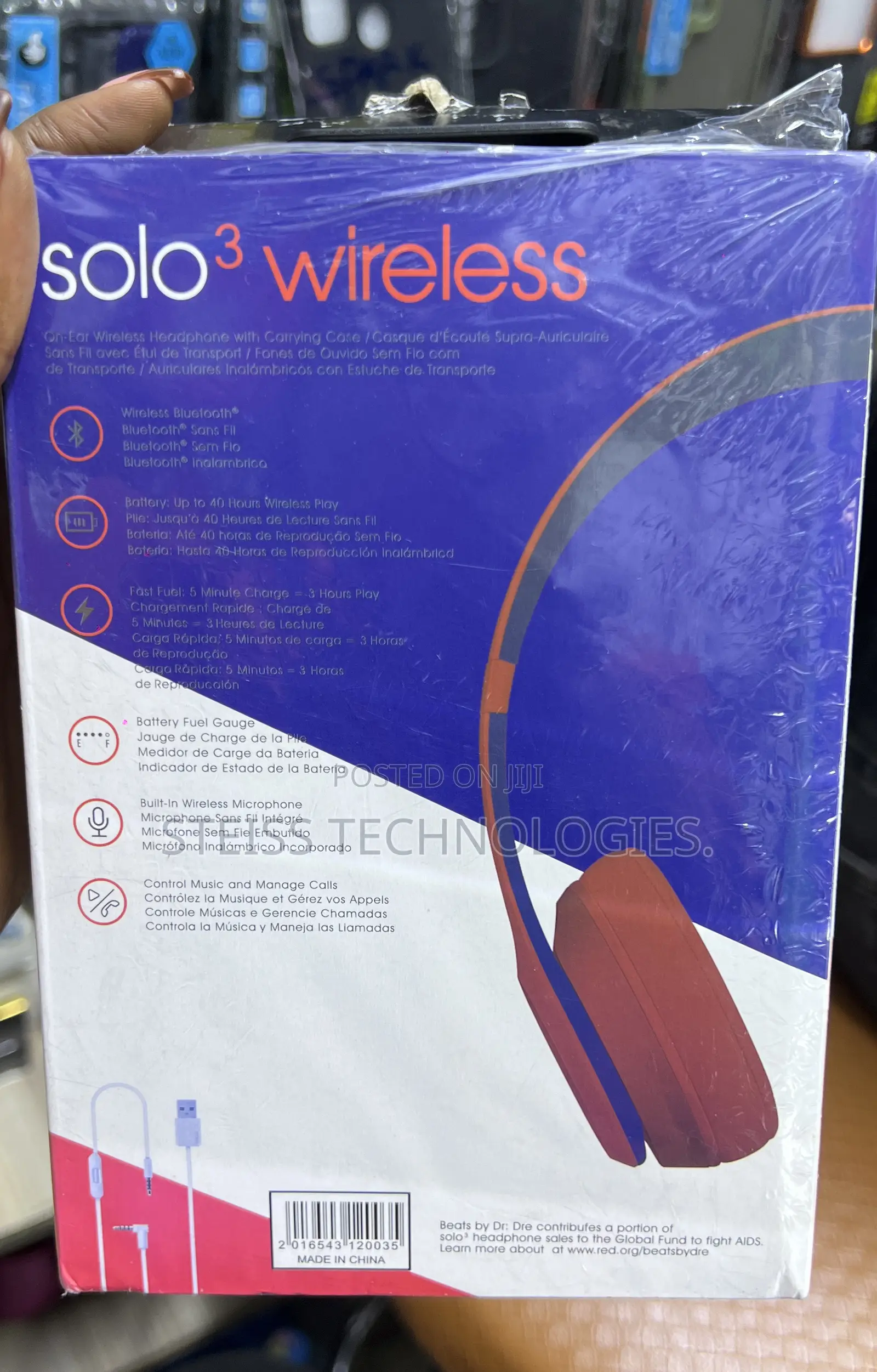 Red Beatsolo Headphones