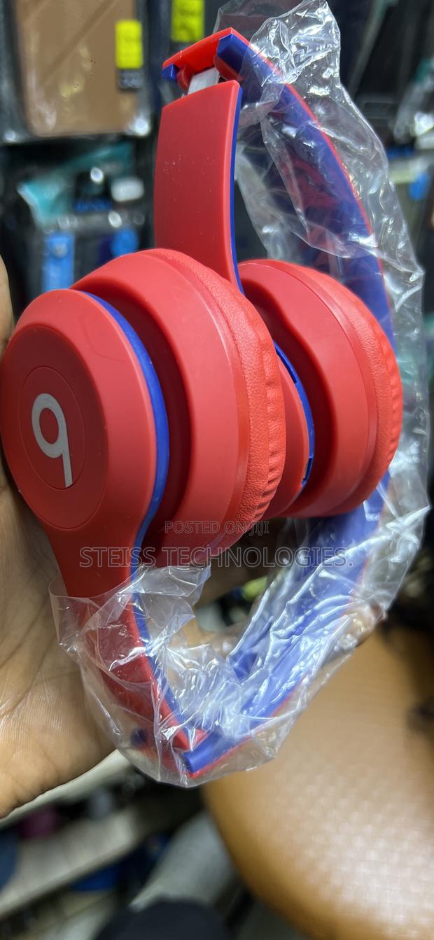 Red Beatsolo Headphones - main view