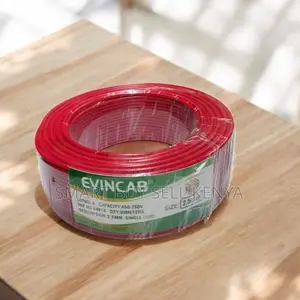 Elvin 2.5mm Red Solid Electrical Wire With Uv-resistant Pvc