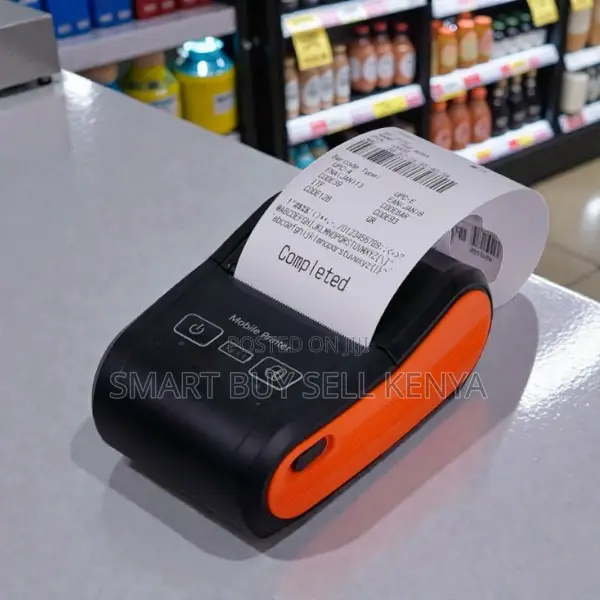 58mm Bluetooth Receipt Label Barcode Printer 203dpi Fast Print