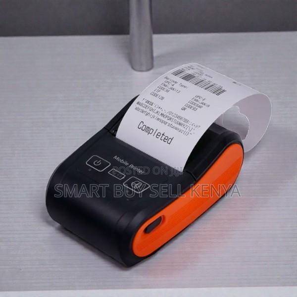 Small 58mm Receipt Label Barcode Printer Fast 90mm/S Bluetooth