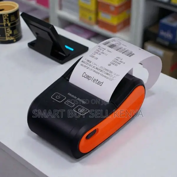 58mm Bluetooth Receipt Label Barcode Thermal Printer 203dpi Portable
