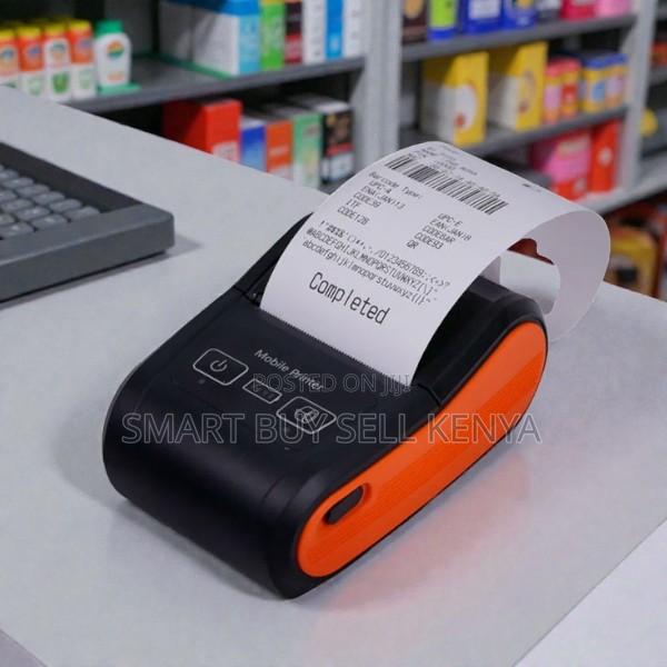 58mm 2 in 1 Mini Receipt Label Barcode Printer Bluetooth Fast Printing