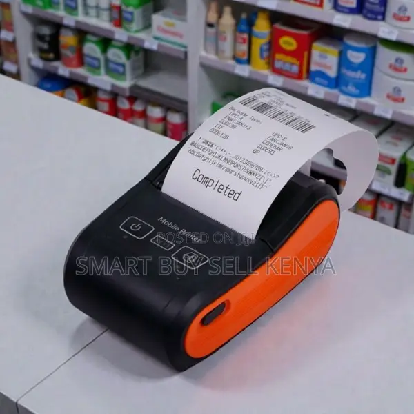 58mm Portable Receipt Label Barcode Printer Usb Bluetooth 203dpi