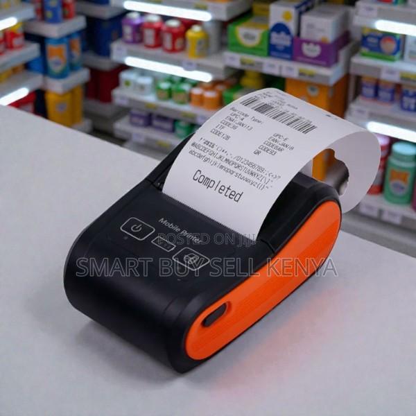 58mm Portable Receipt Label Barcode Printer Bluetooth 90mm/S - main view