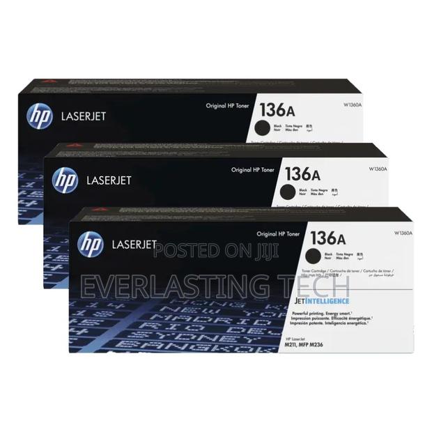 Hp 136a Black Original Laserjet Toner Cartridge (W1360a)