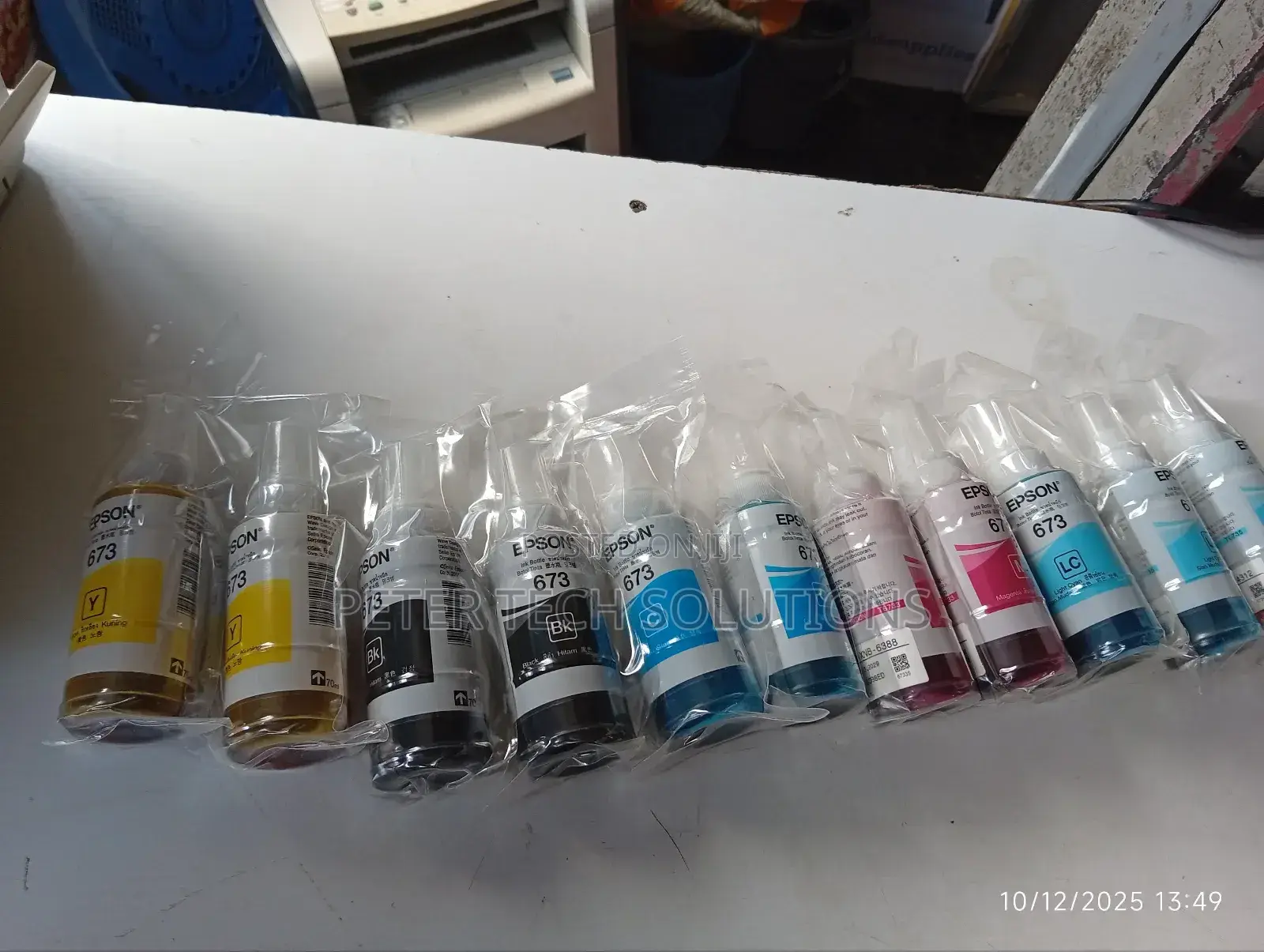 673 Genuine Inks For L850 Photo Printer