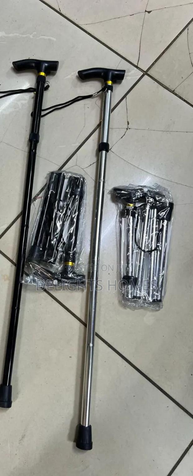 Adjustable /Foldable Metallic Walking Sticks_yu - thumbnail 2