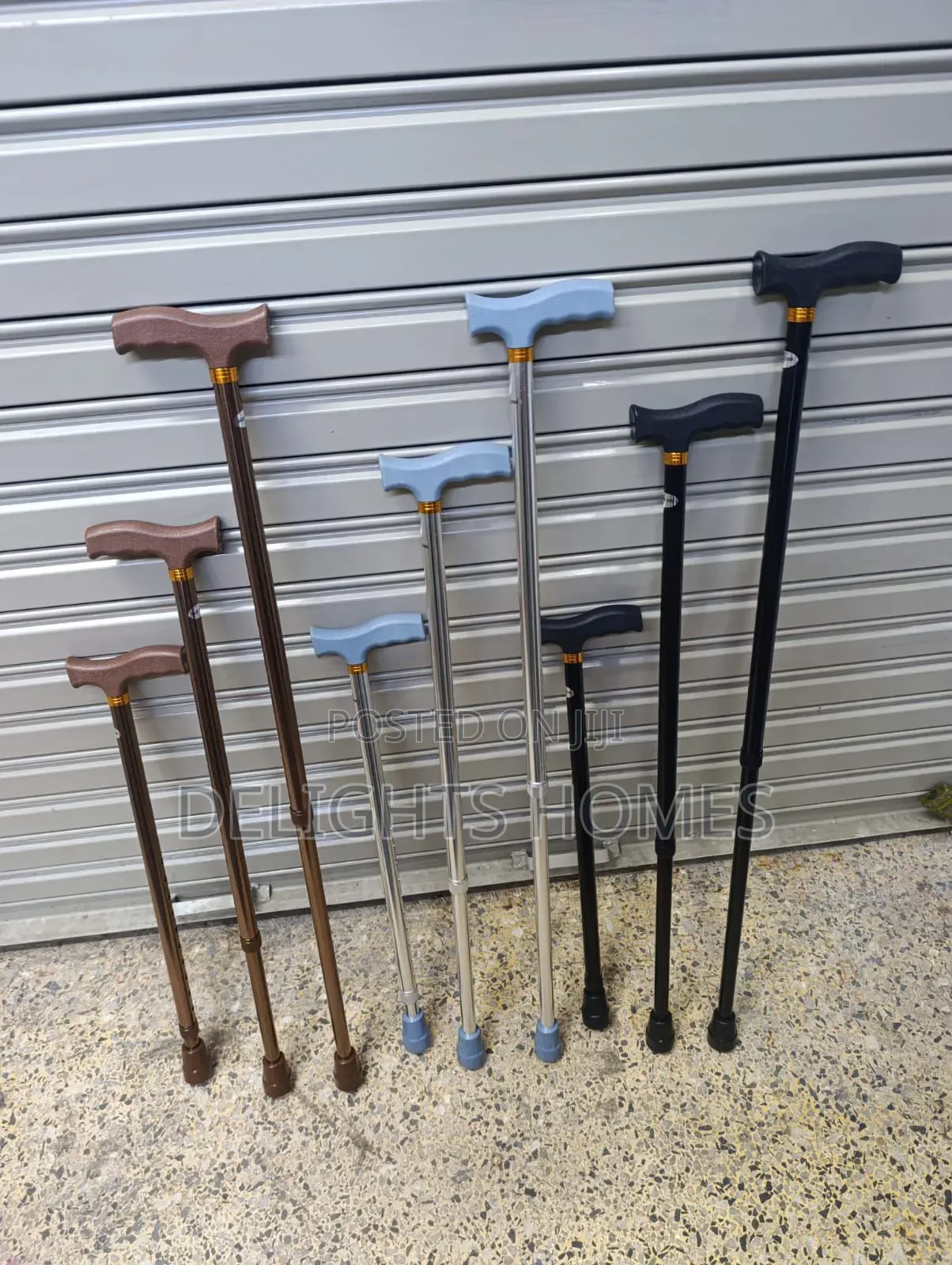 Adustable Mettalic Wallking Sticks_yu