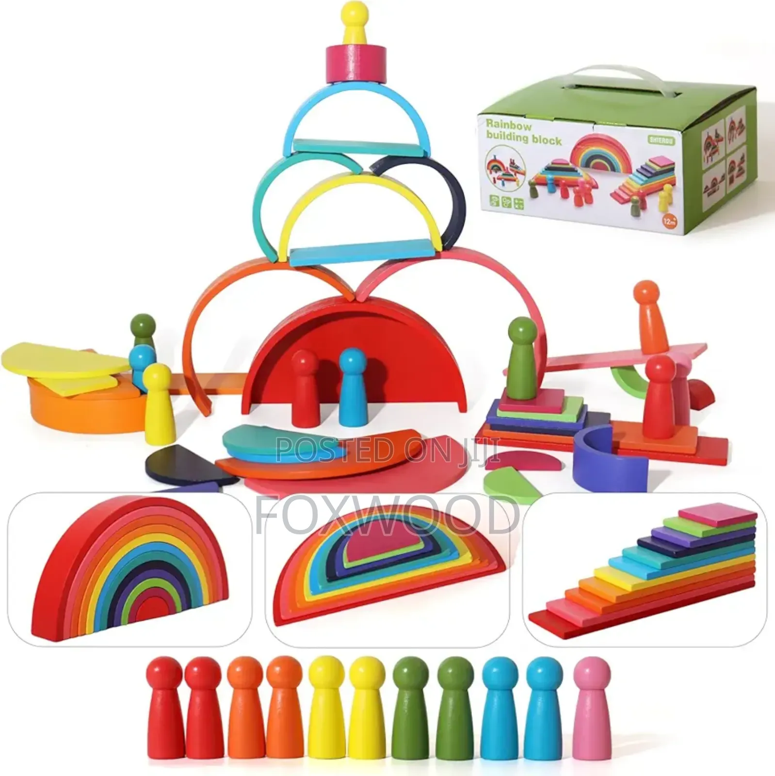 4-in-1 Building Blocks Early Development Activity Toys